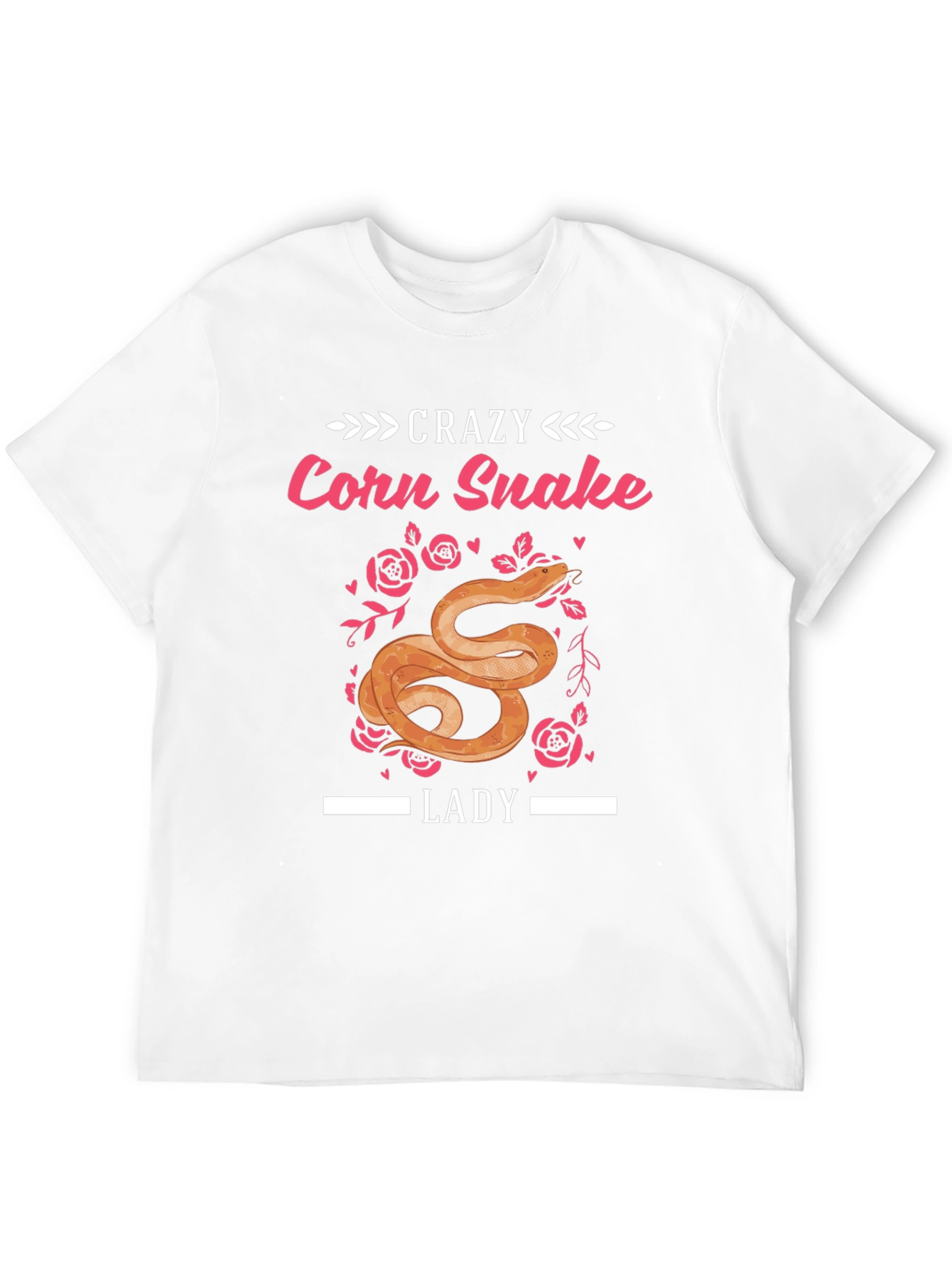 Crazy Corn Snake Lady Graphic Tee