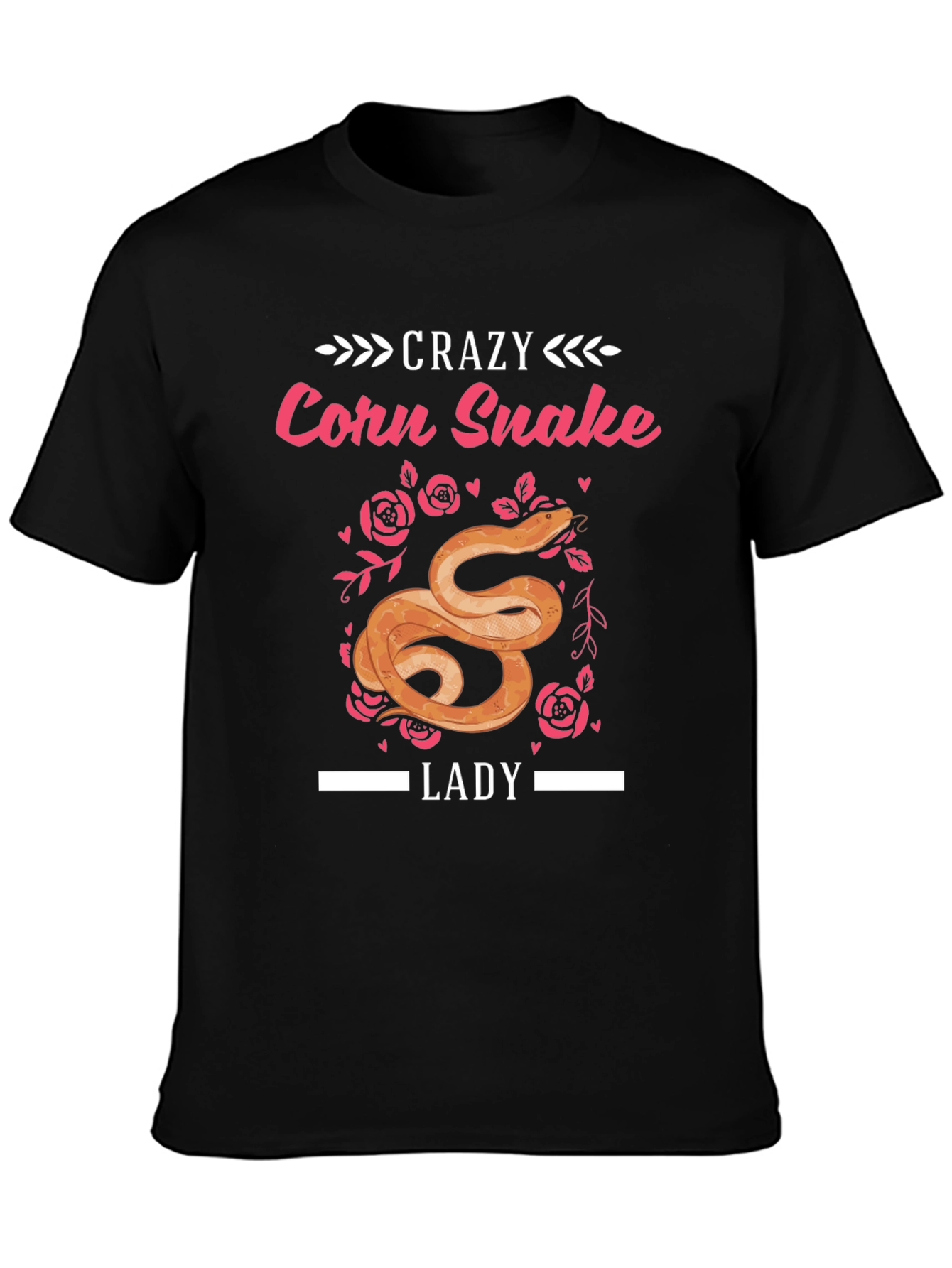 Crazy Corn Snake Lady Graphic Tee