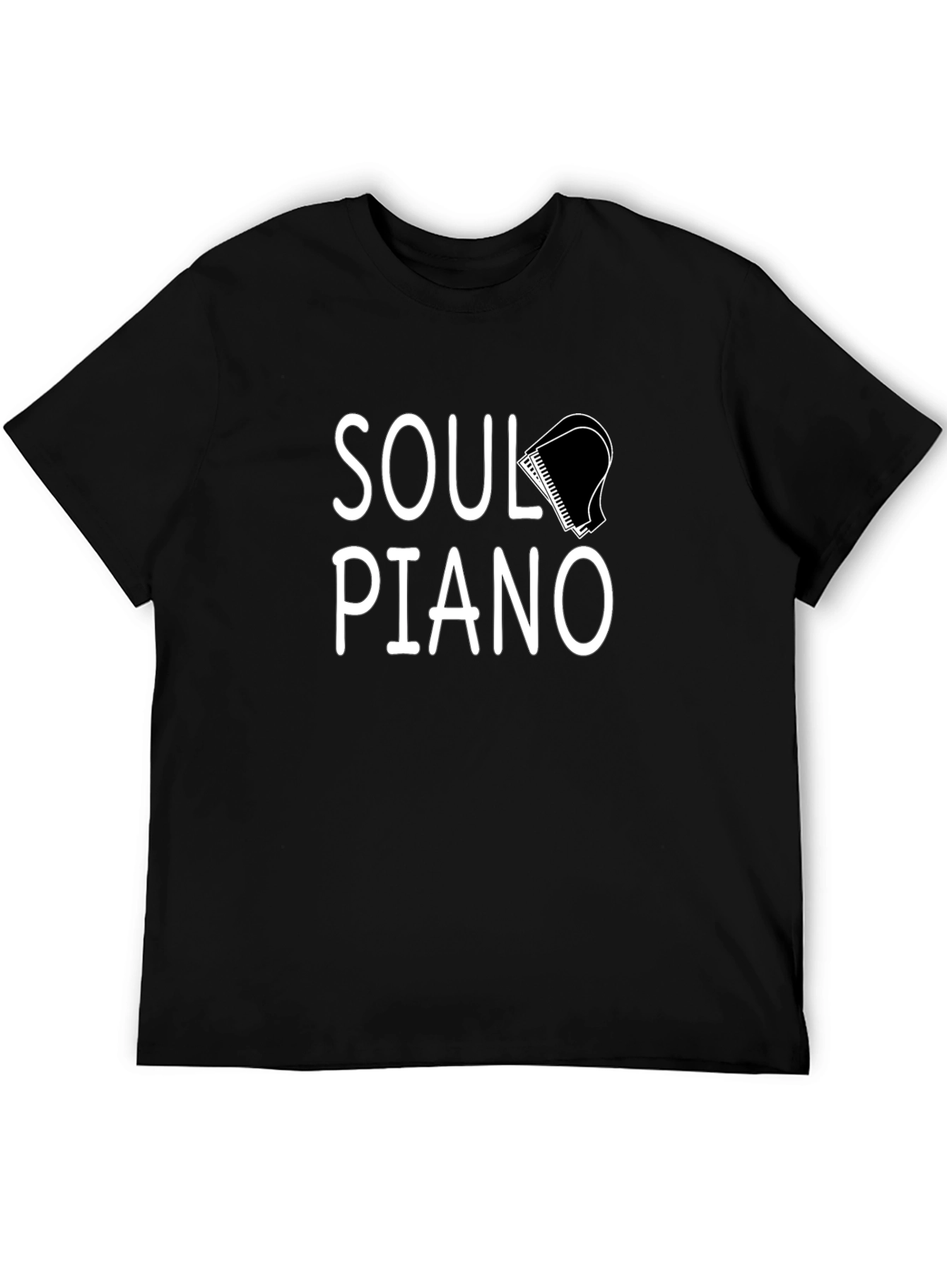 Soul Piano Graphic Tee - Stylish Music Lover T-Shirt