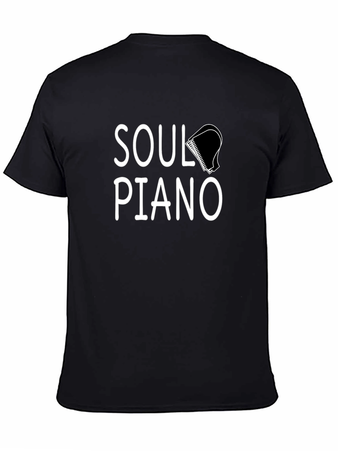 Soul Piano Graphic Tee - Stylish Music Lover T-Shirt