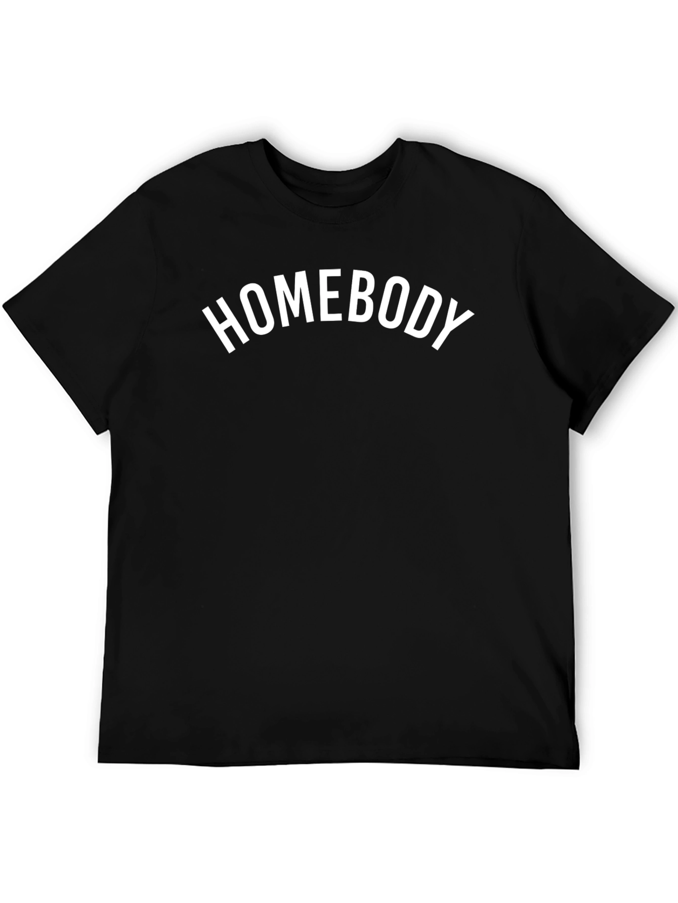 Homebody Black T-Shirt - Comfort & Style