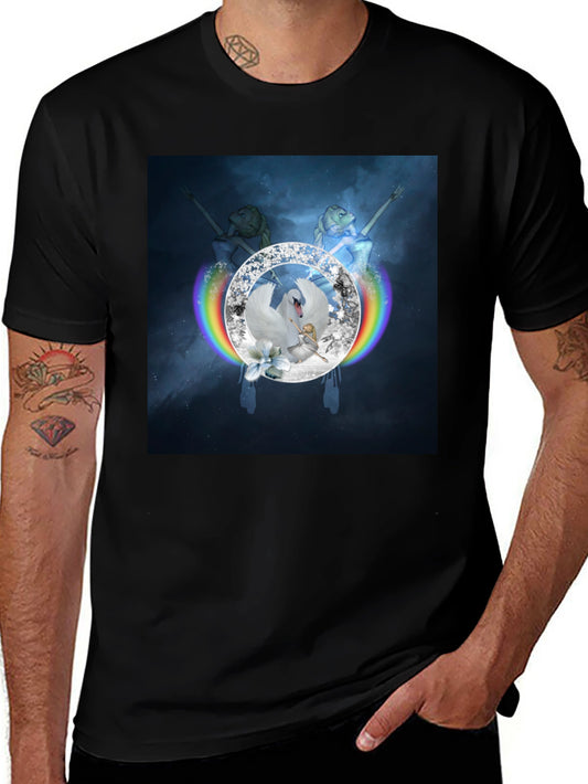 Swan Lake Rainbow Diamond T-Shirt