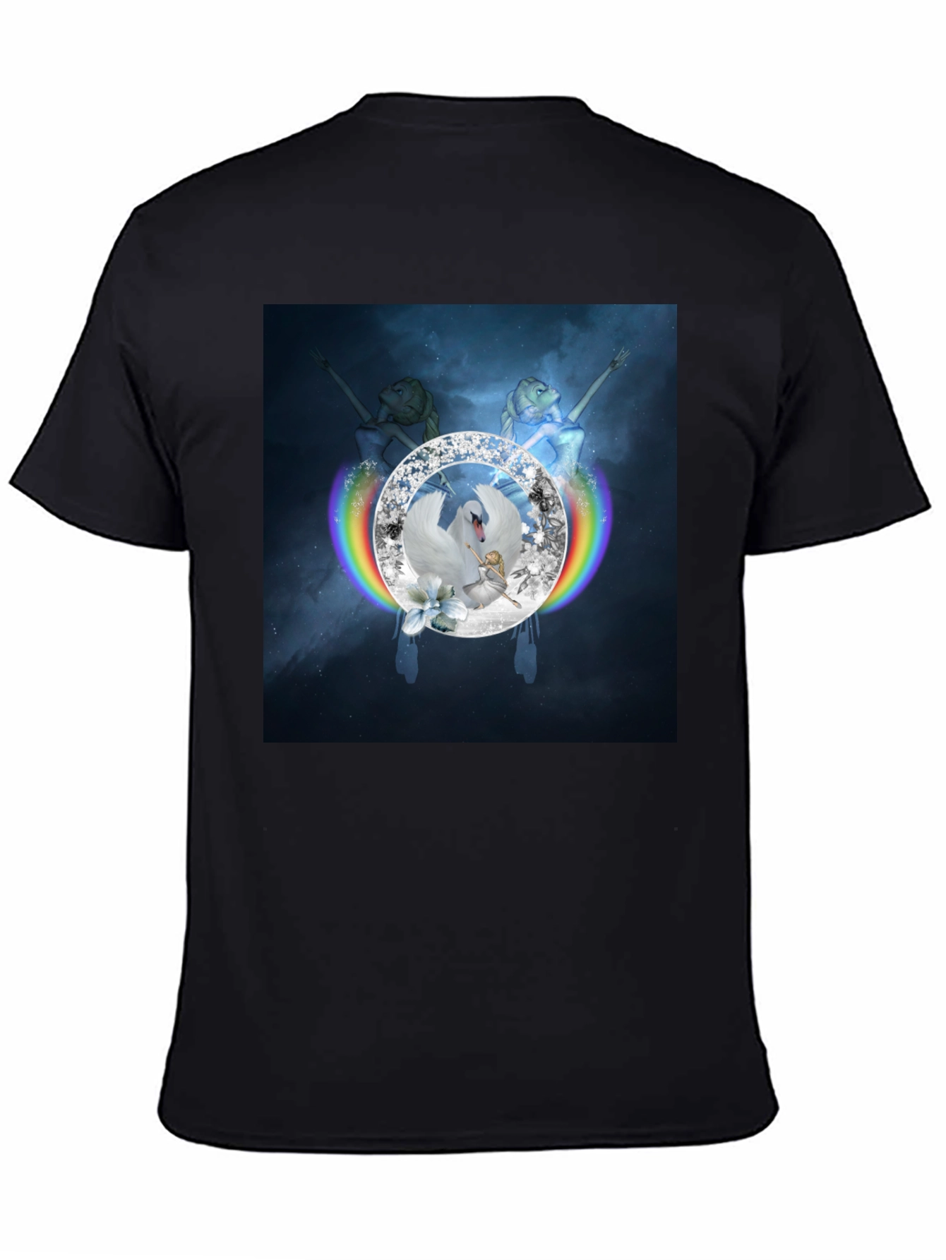 Swan Lake Rainbow Diamond T-Shirt