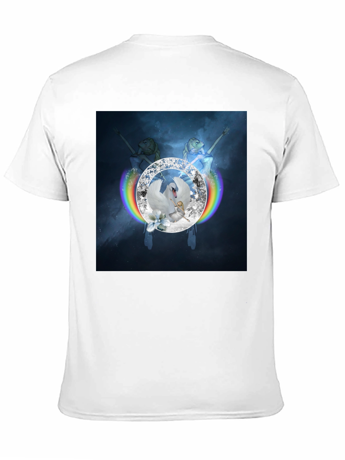 Swan Lake Rainbow Diamond T-Shirt