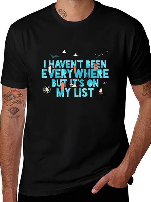 Travel Lover T-Shirt - Everywhere On My List Tee