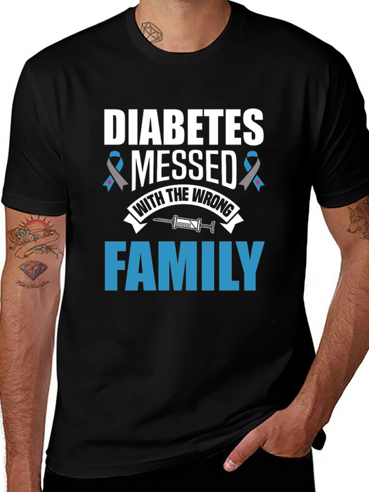 Diabetes Awareness T-Shirt Family Strong