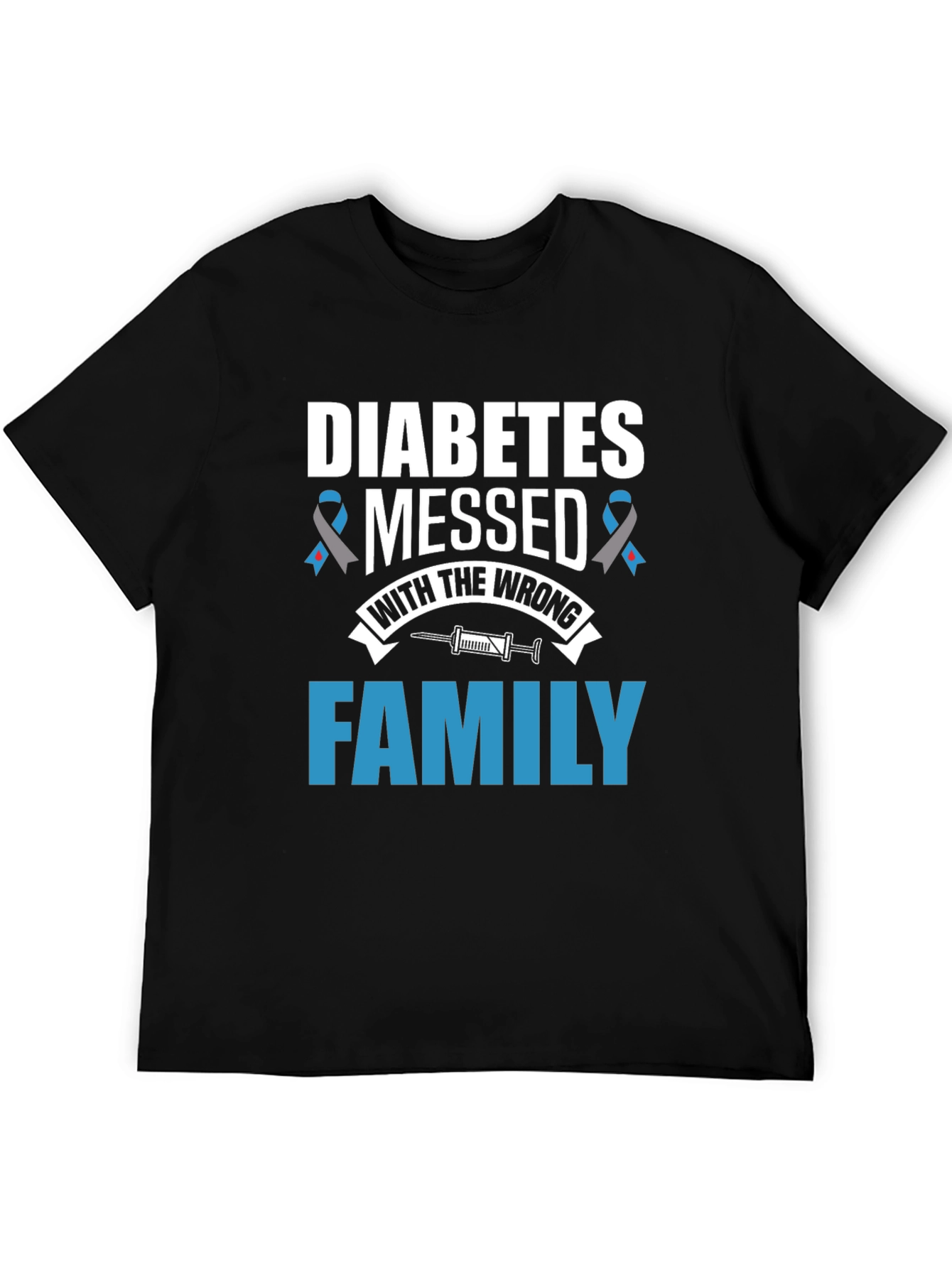 Diabetes Awareness T-Shirt Family Strong