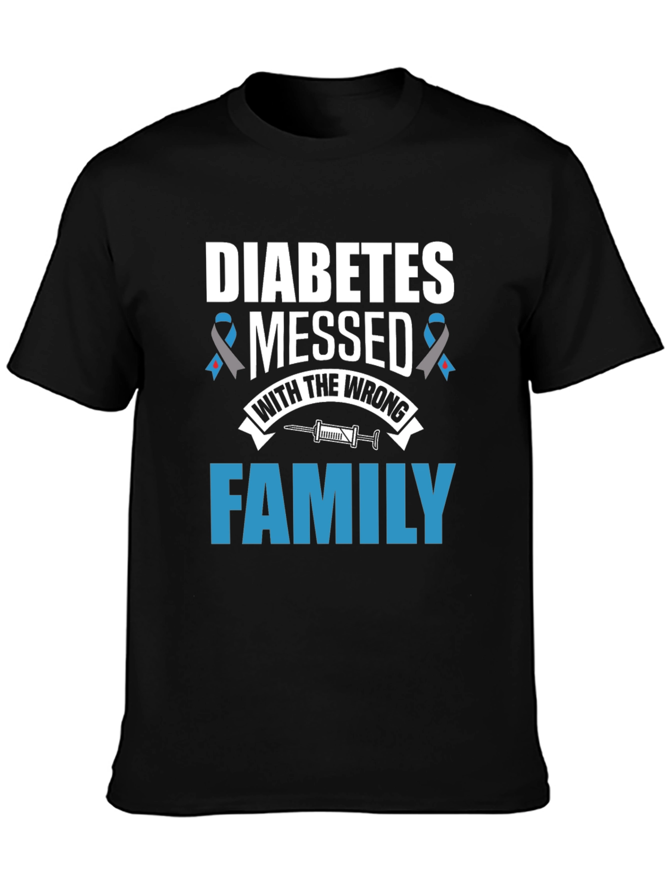 Diabetes Awareness T-Shirt Family Strong