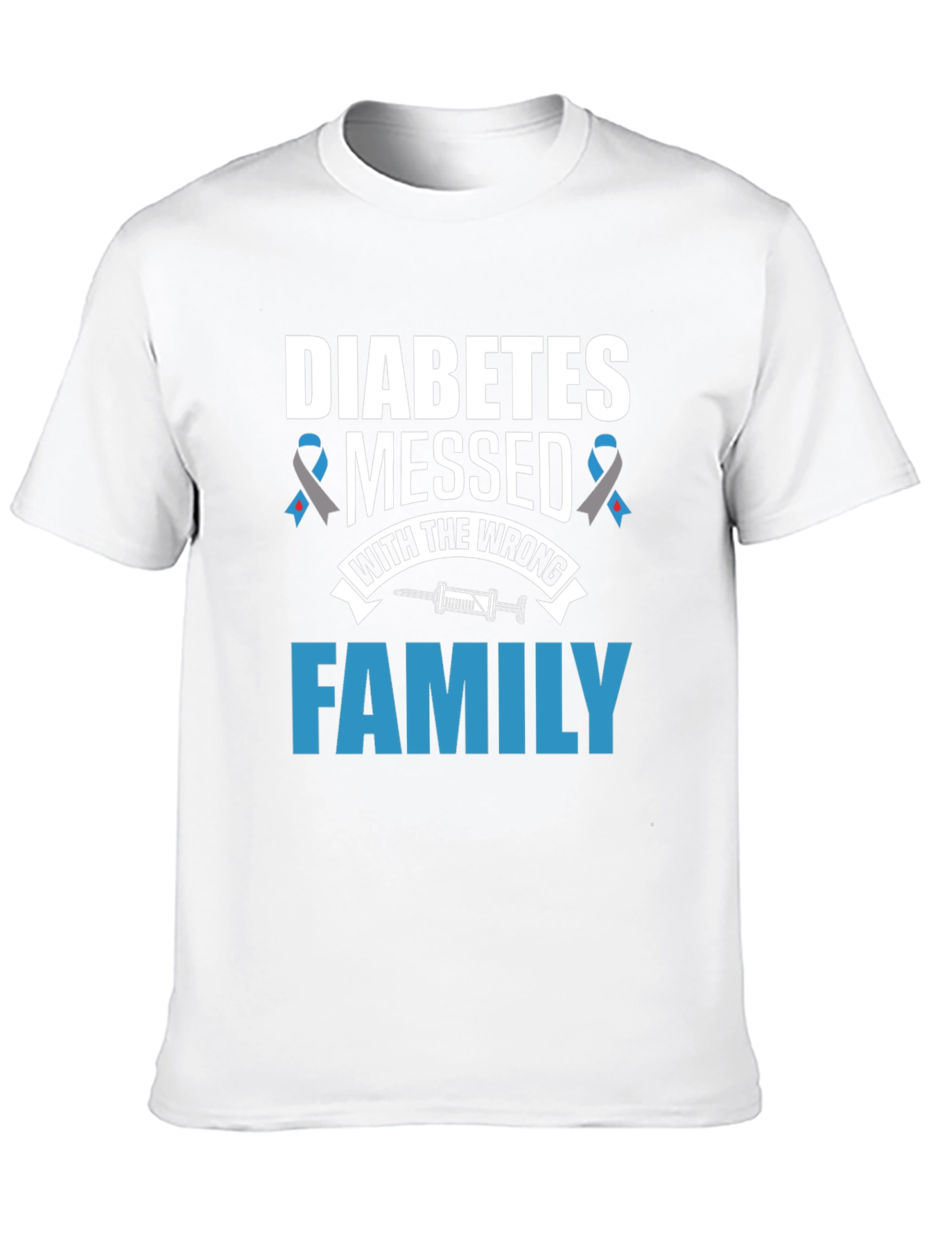Diabetes Awareness T-Shirt Family Strong