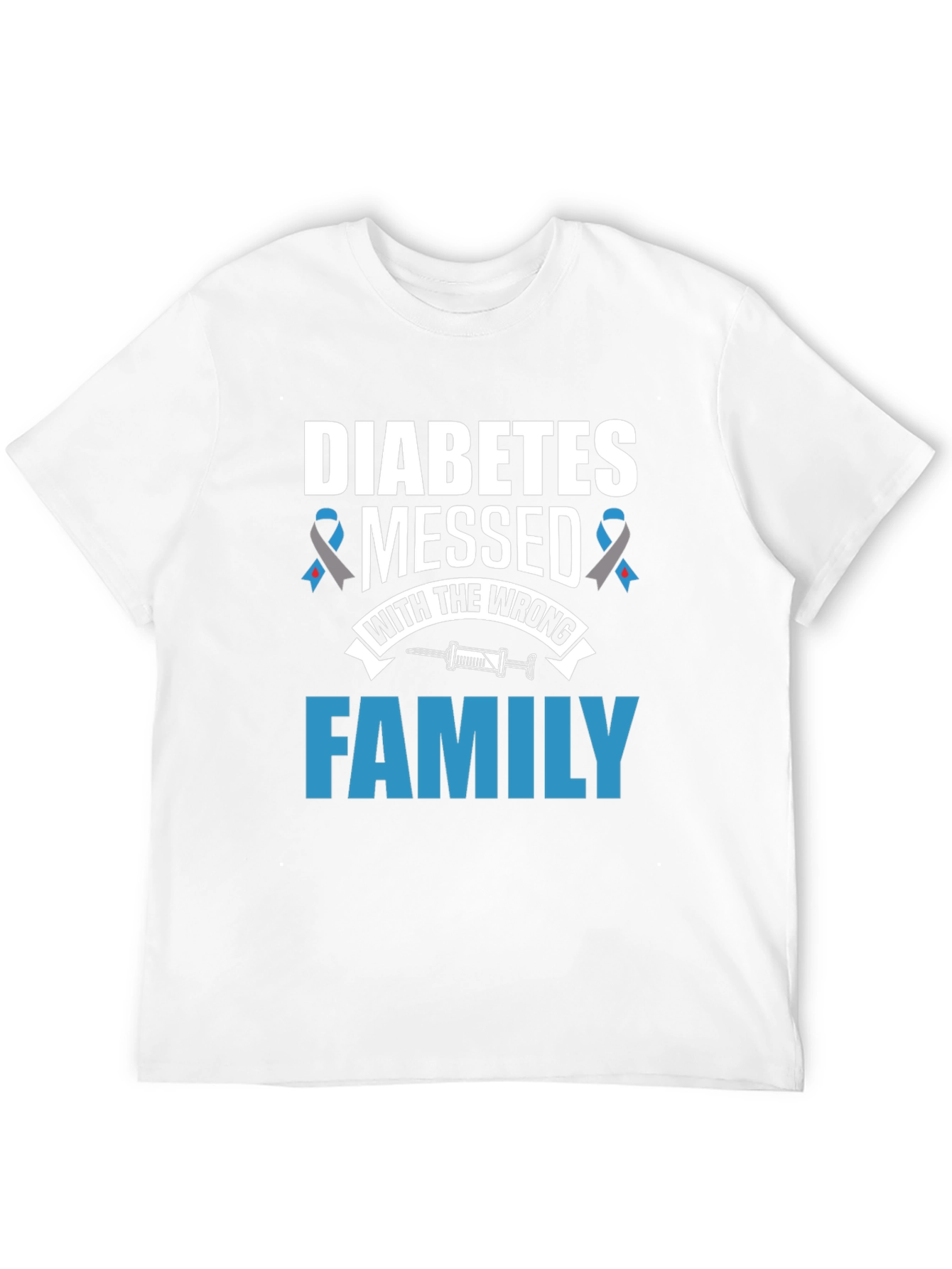 Diabetes Awareness T-Shirt Family Strong