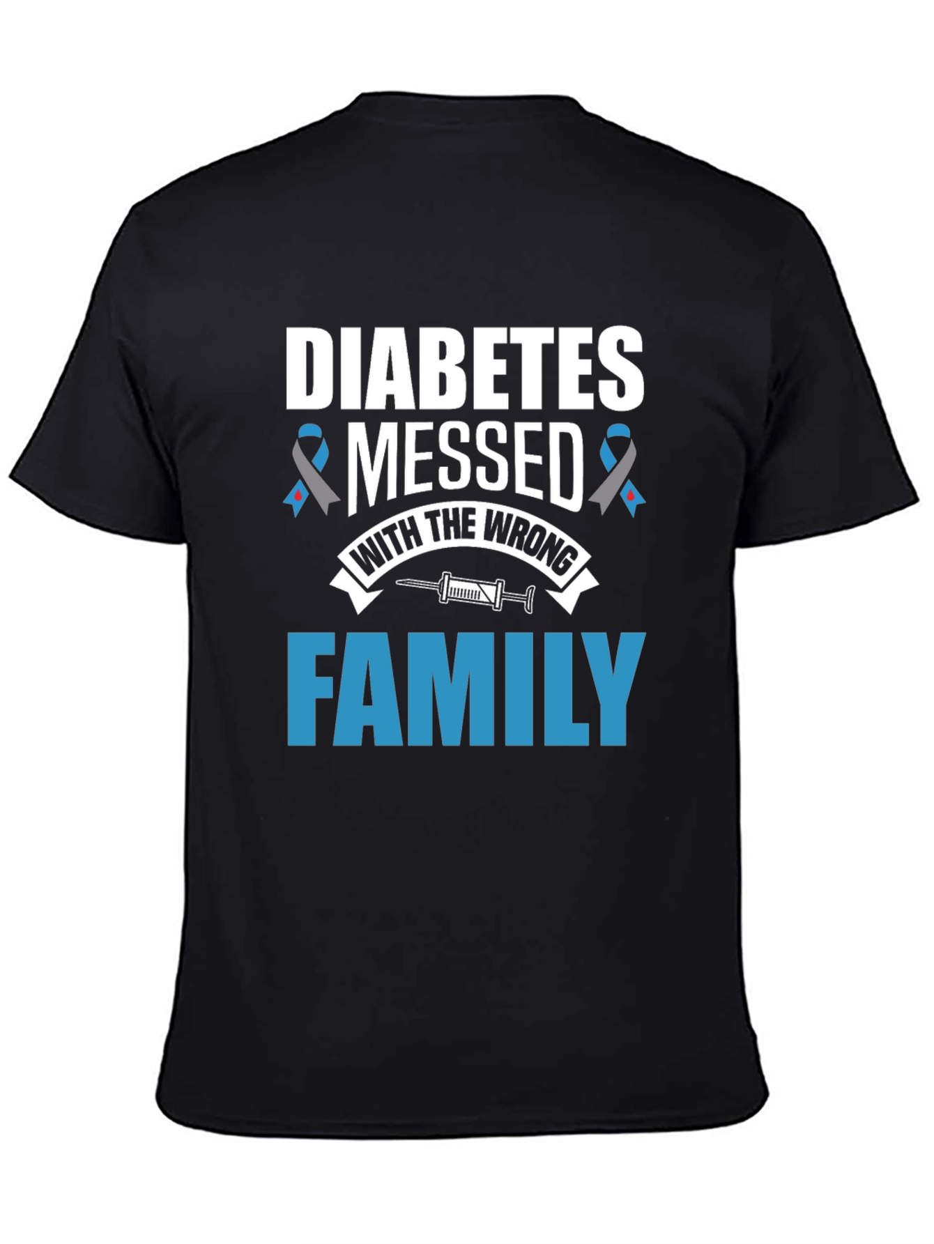 Diabetes Awareness T-Shirt Family Strong