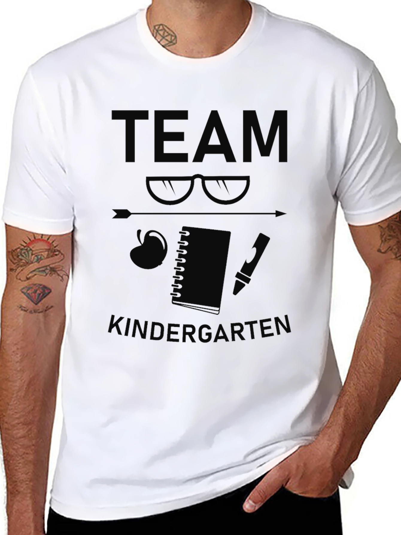 Team Kindergarten Teacher Graphic Tee