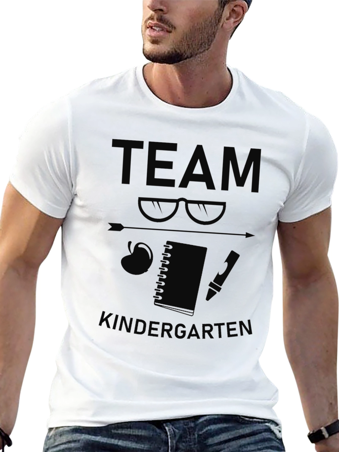 Team Kindergarten Teacher Graphic Tee