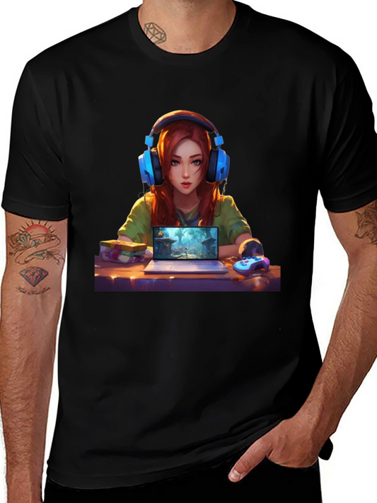 Gamer Girl T-Shirt - Cool Graphic Tee
