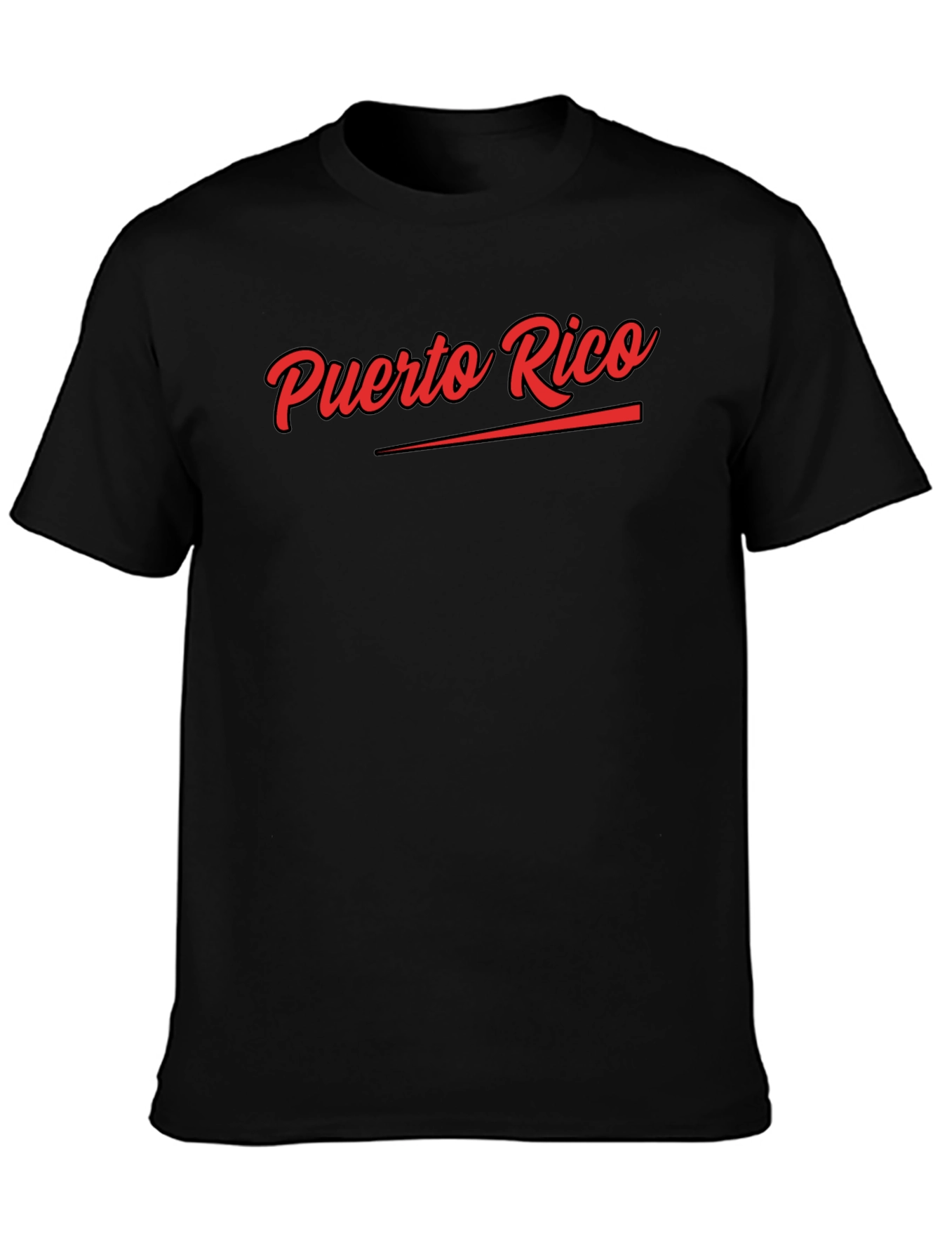 Puerto Rico Black Graphic Tee