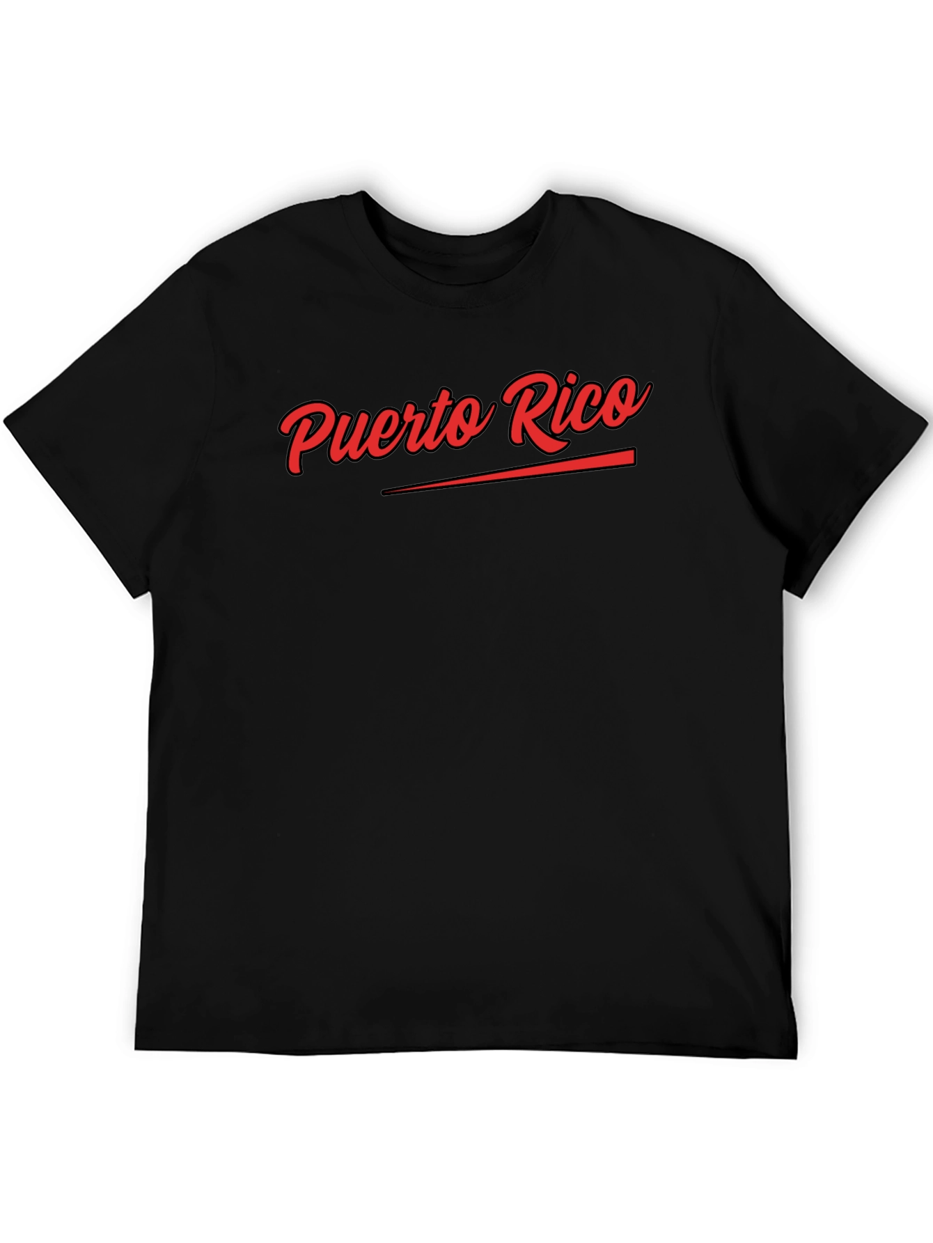 Puerto Rico Black Graphic Tee