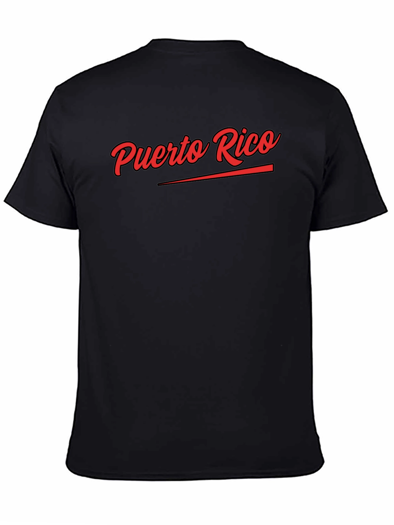 Puerto Rico Black Graphic Tee