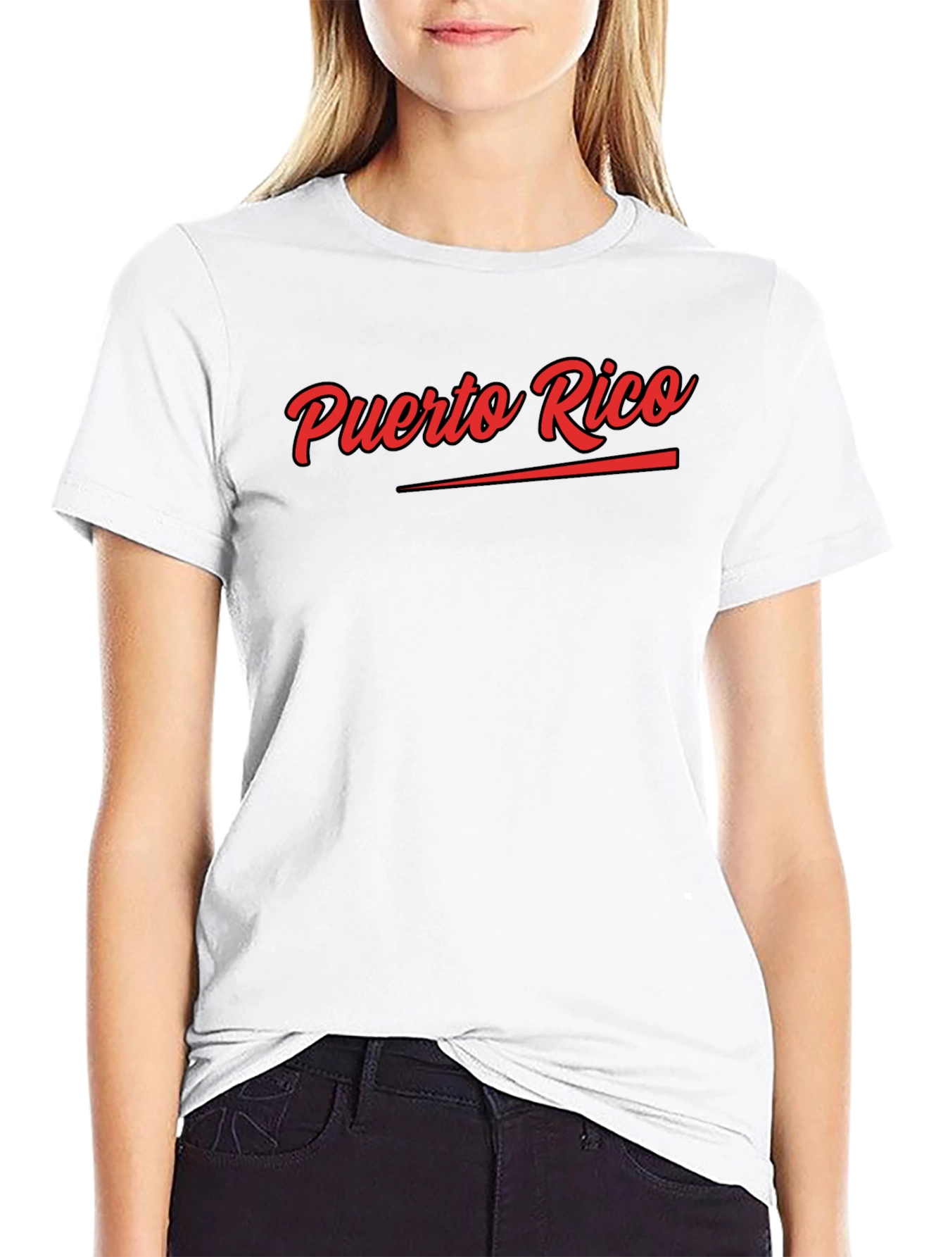 Puerto Rico Black Graphic Tee