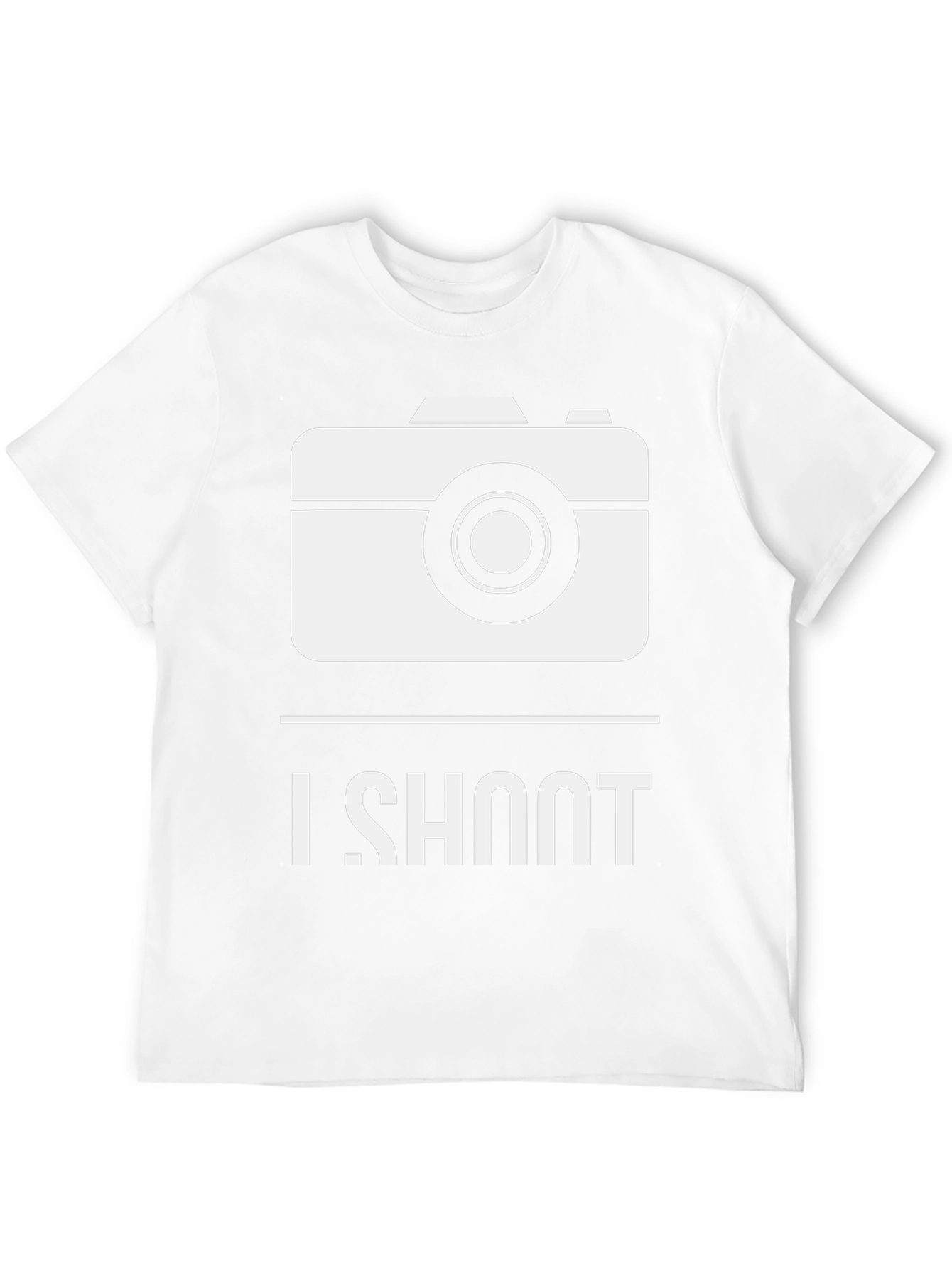 I Shoot Camera Graphic Tee - Photographer T-Shirt