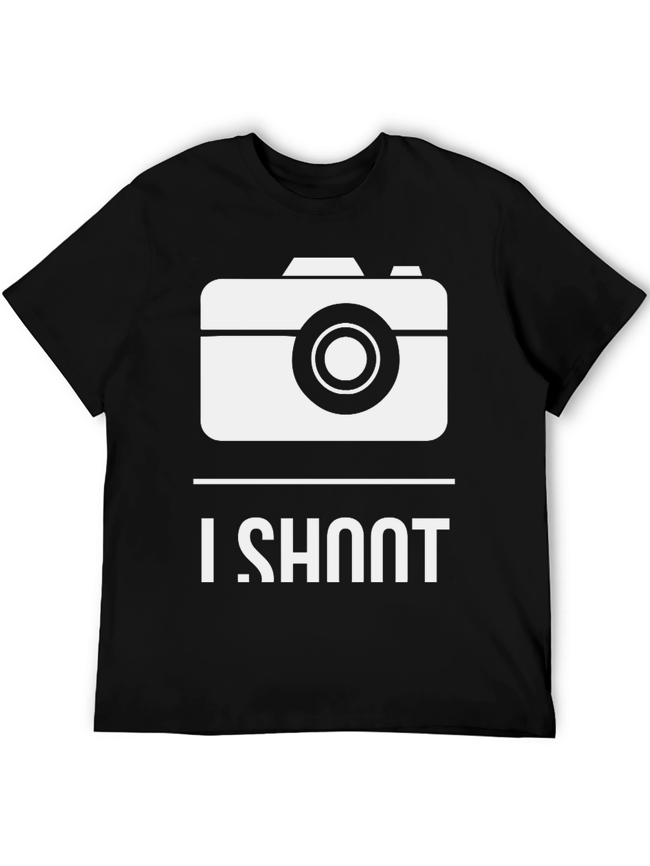 I Shoot Camera Graphic Tee - Photographer T-Shirt
