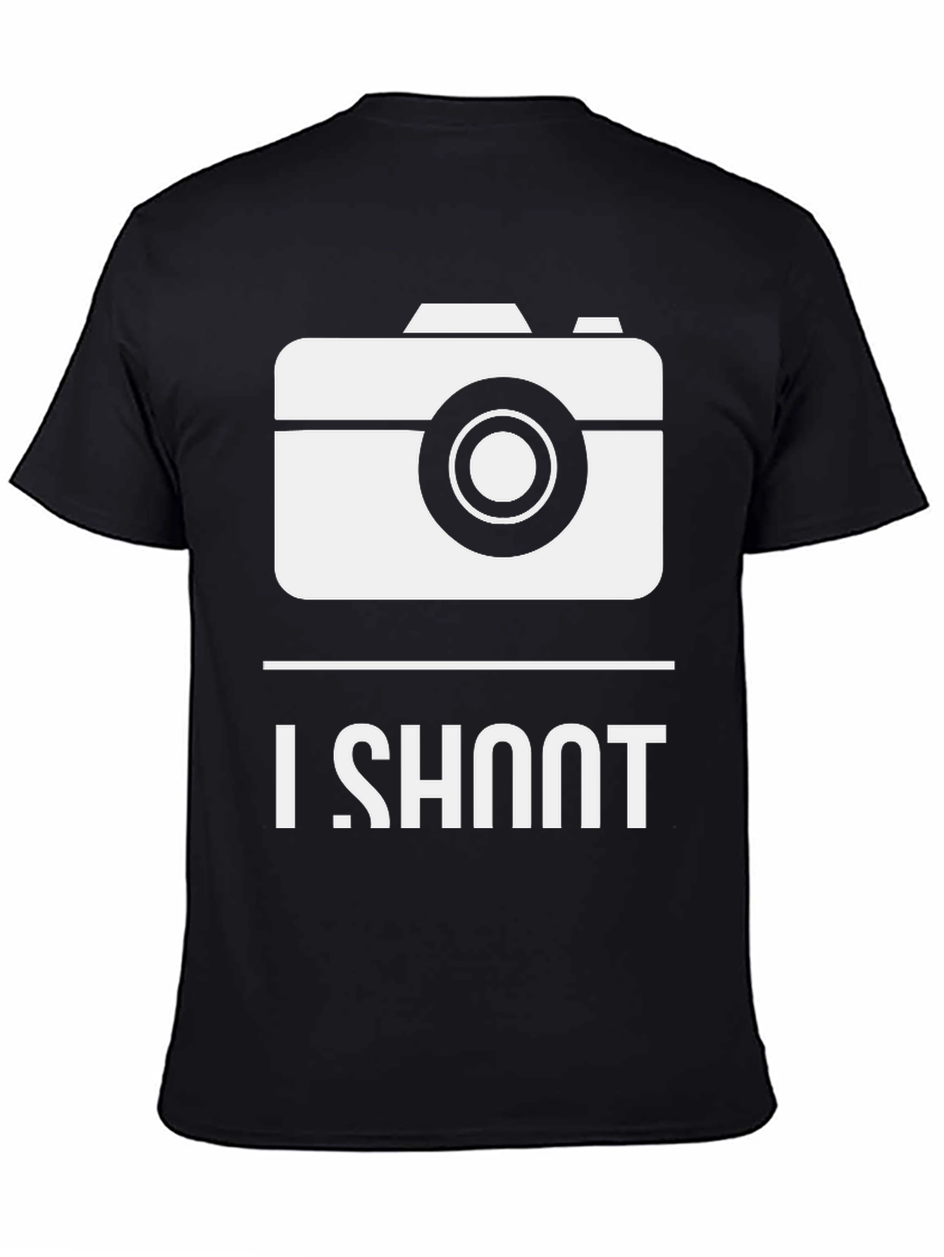 I Shoot Camera Graphic Tee - Photographer T-Shirt