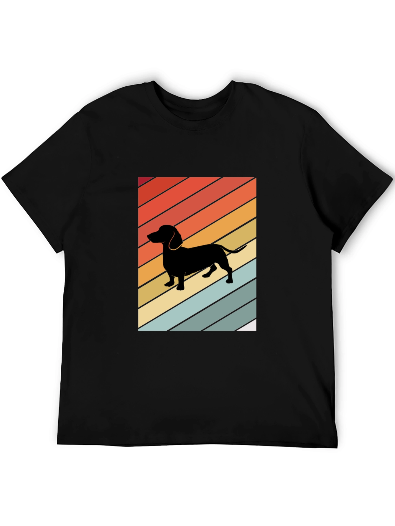 Retro Dachshund Silhouette T-Shirt