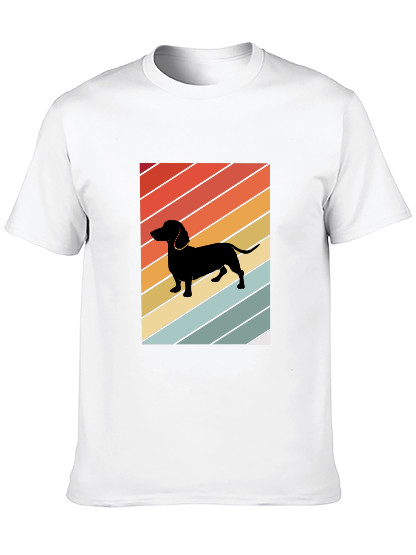 Retro Dachshund Silhouette T-Shirt