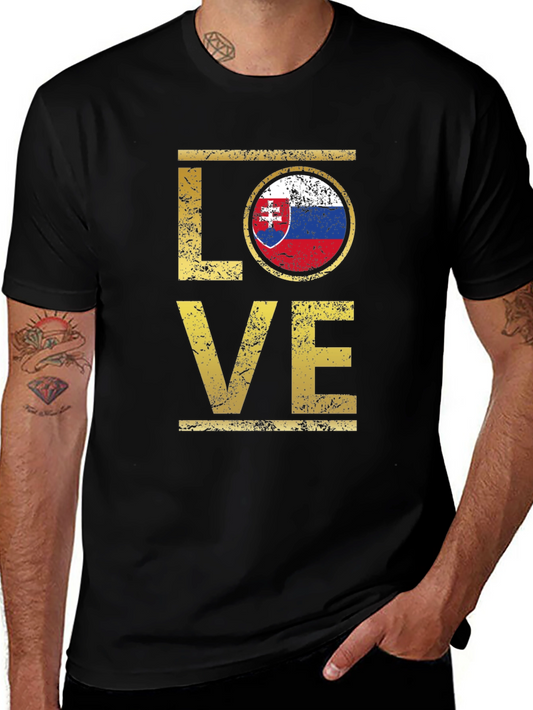 Slovakia Flag LOVE T-Shirt