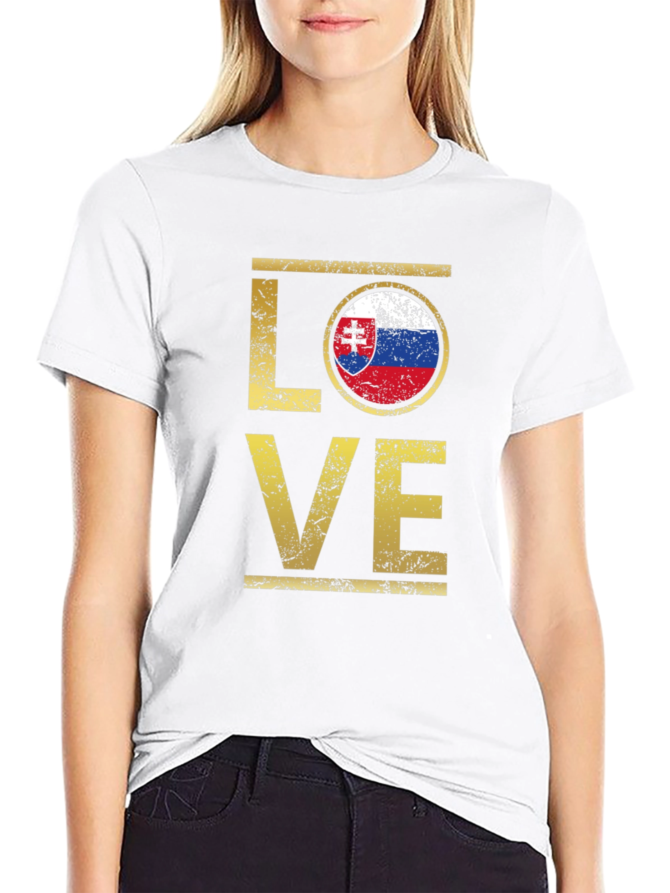 Slovakia Flag LOVE T-Shirt