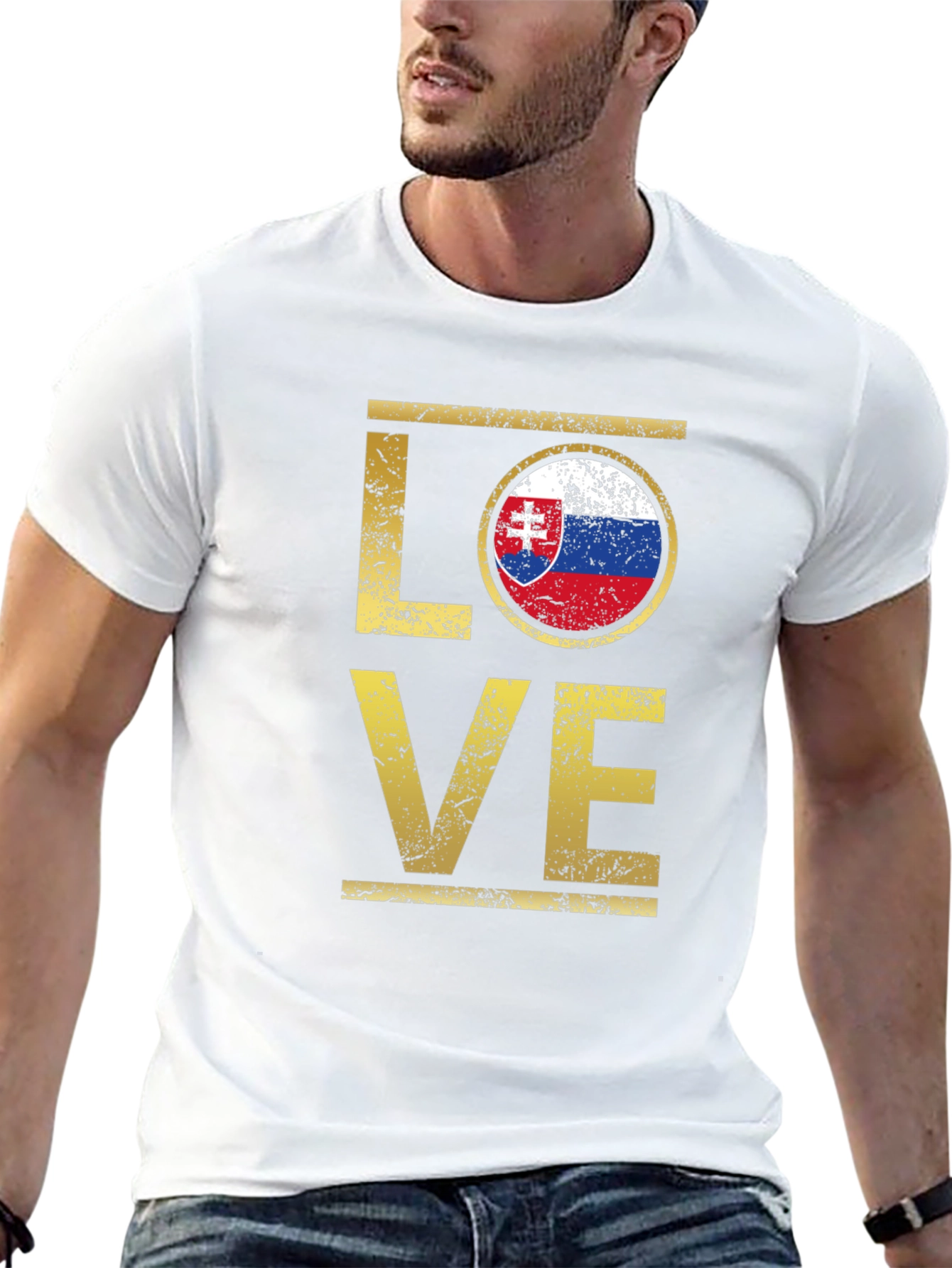 Slovakia Flag LOVE T-Shirt