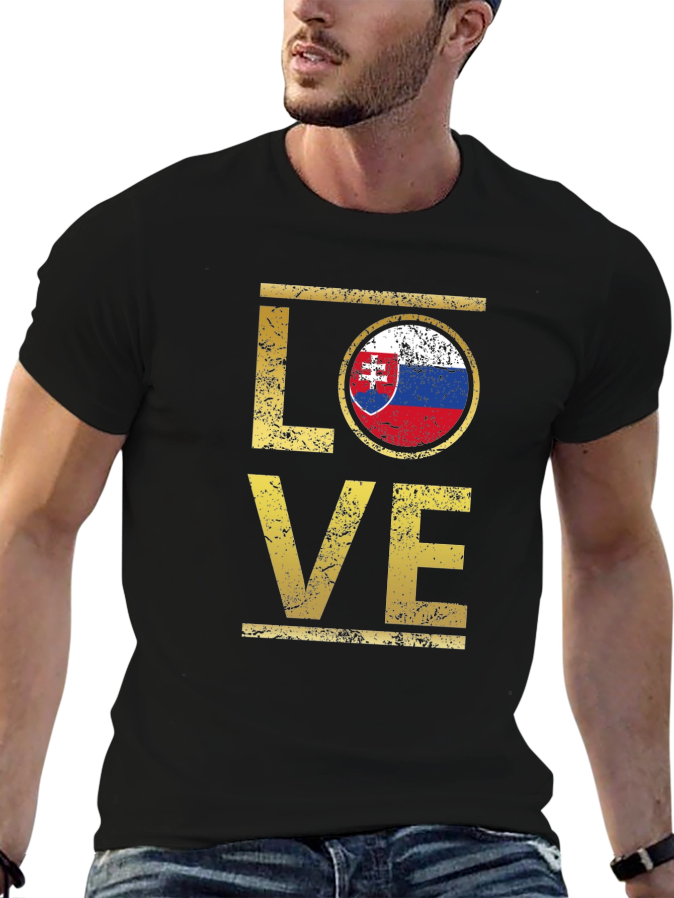 Slovakia Flag LOVE T-Shirt