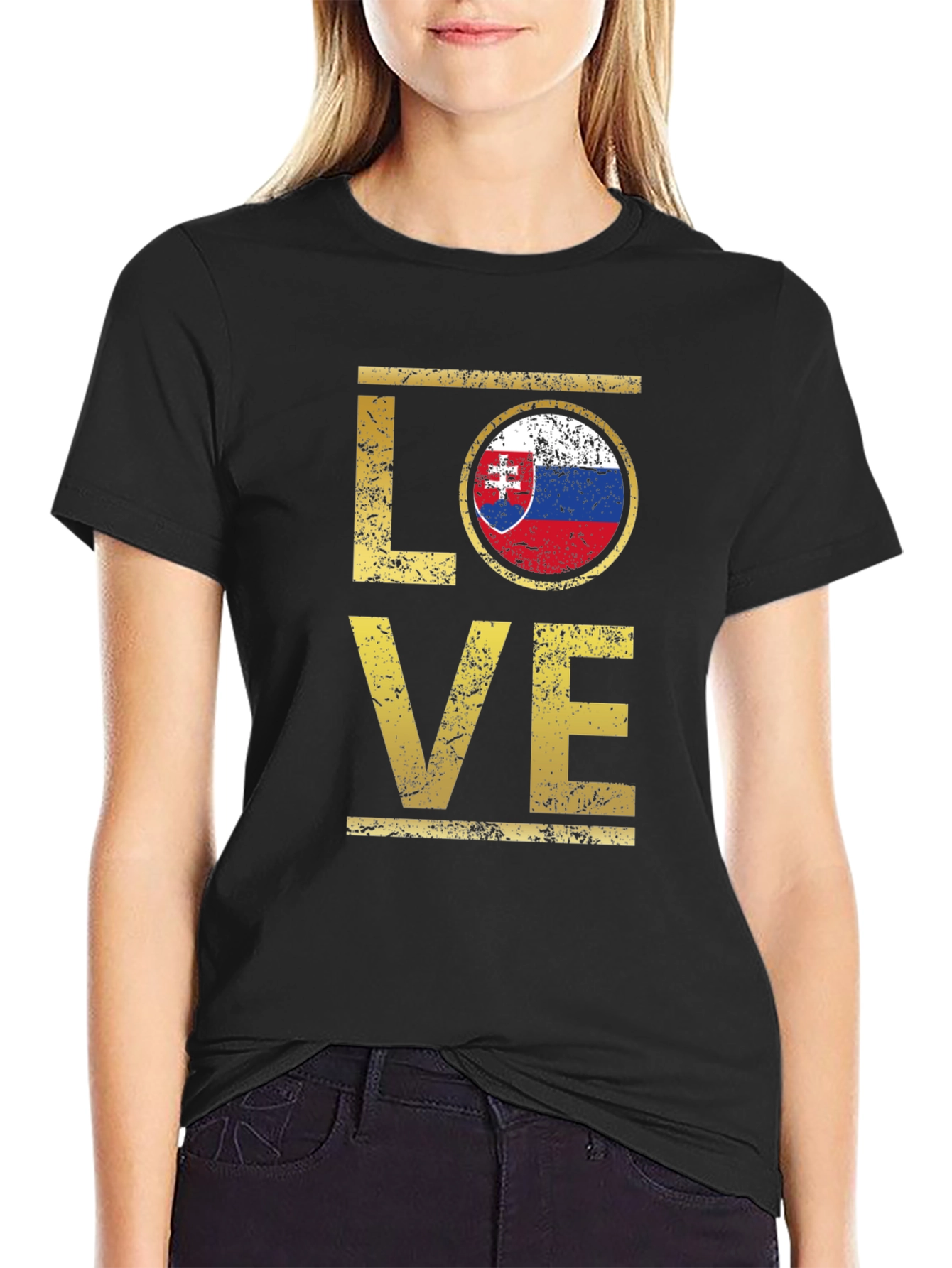 Slovakia Flag LOVE T-Shirt