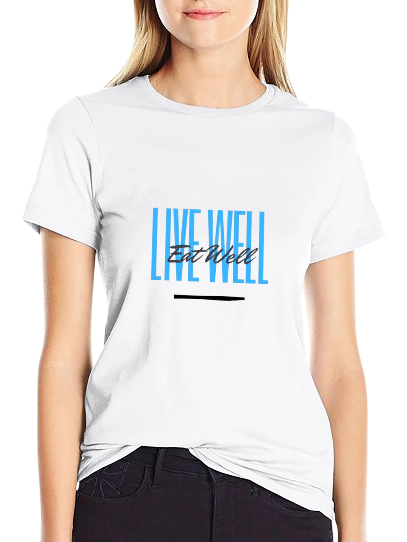 Live Well Graphic Tee - Stylish Comfort