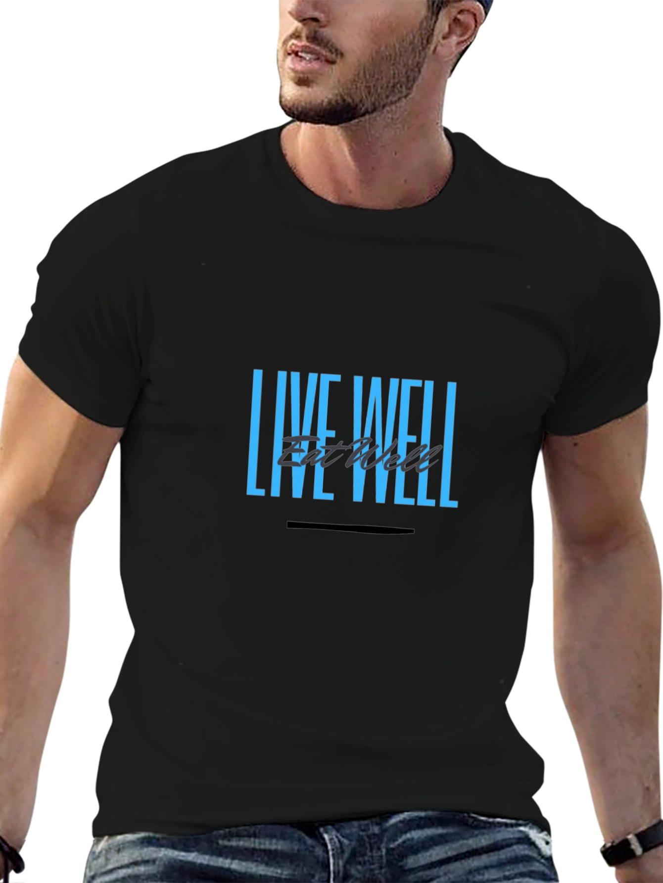 Live Well Graphic Tee - Stylish Comfort