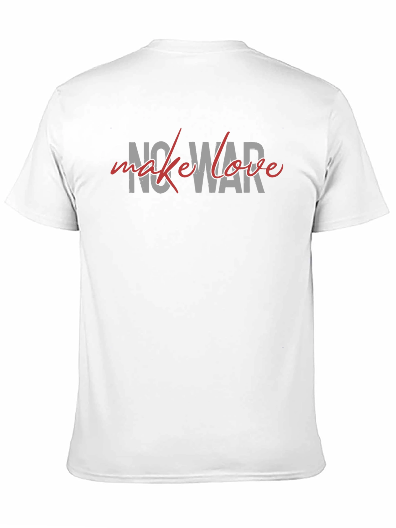 No War Make Love Graphic Tee - Black