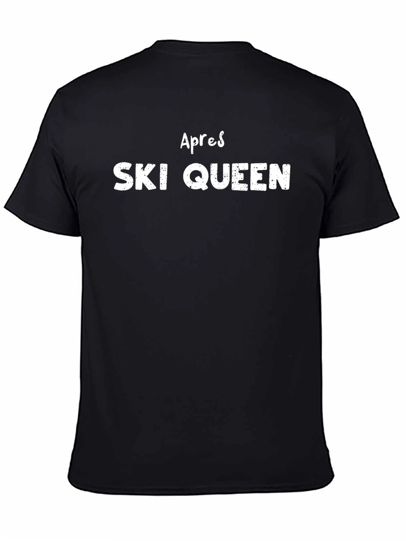 Apres Ski Queen Black Graphic Tee