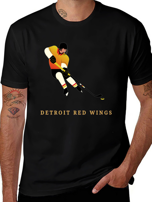 Detroit Red Wings Hockey Graphic T-Shirt