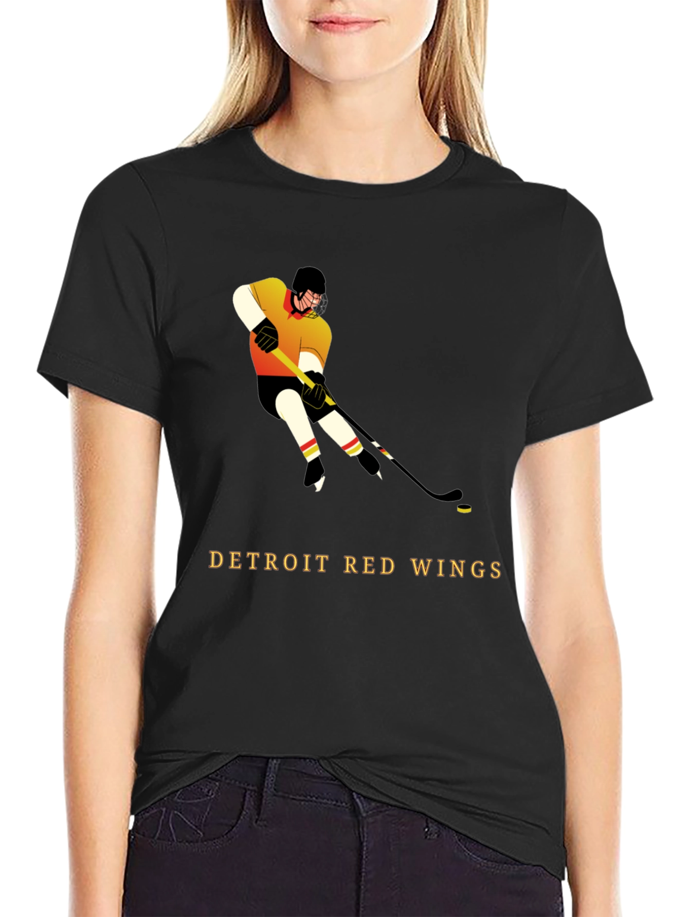 Detroit Red Wings Hockey Graphic T-Shirt