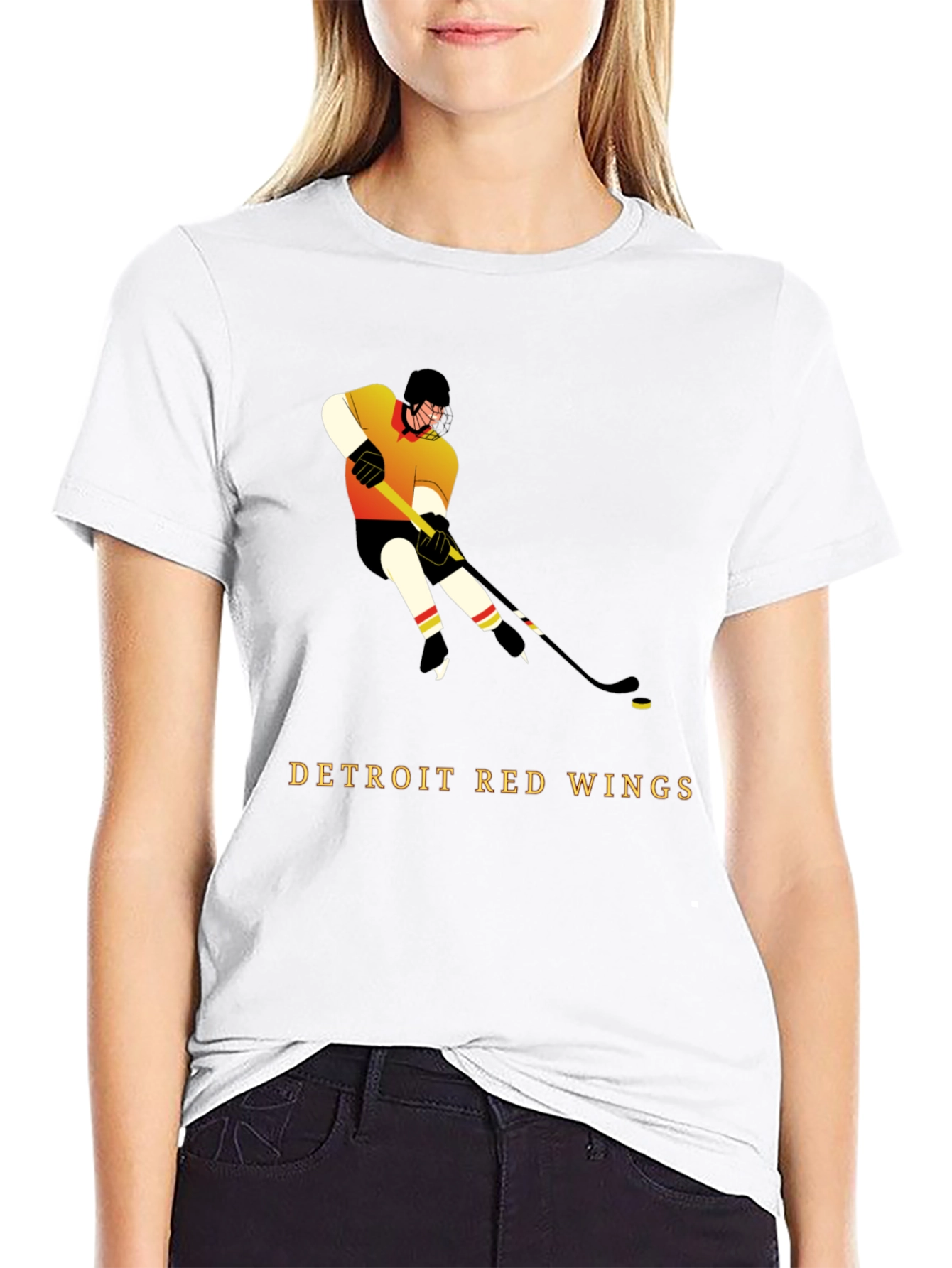 Detroit Red Wings Hockey Graphic T-Shirt