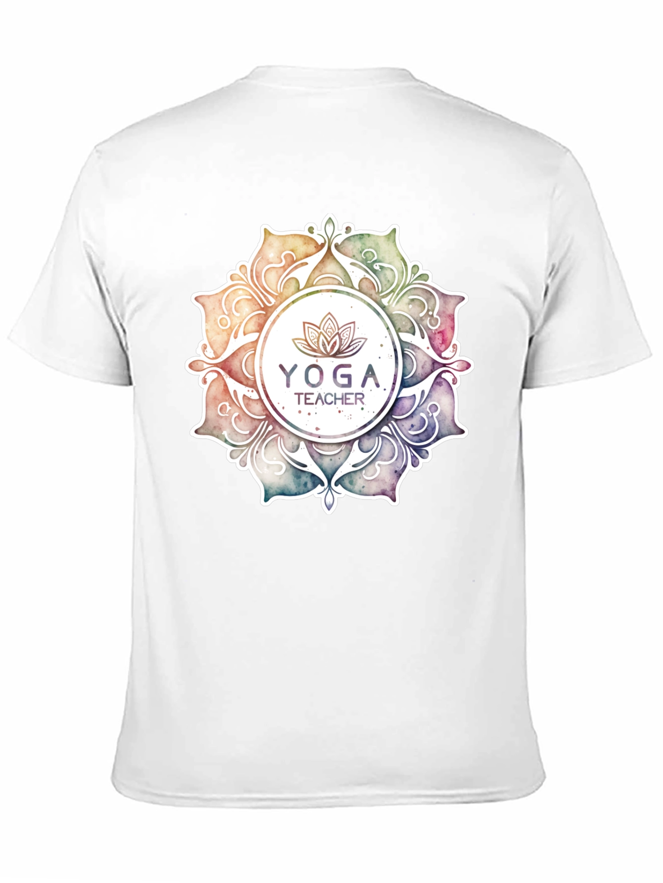 Yoga Teacher Graphic Black T-Shirt