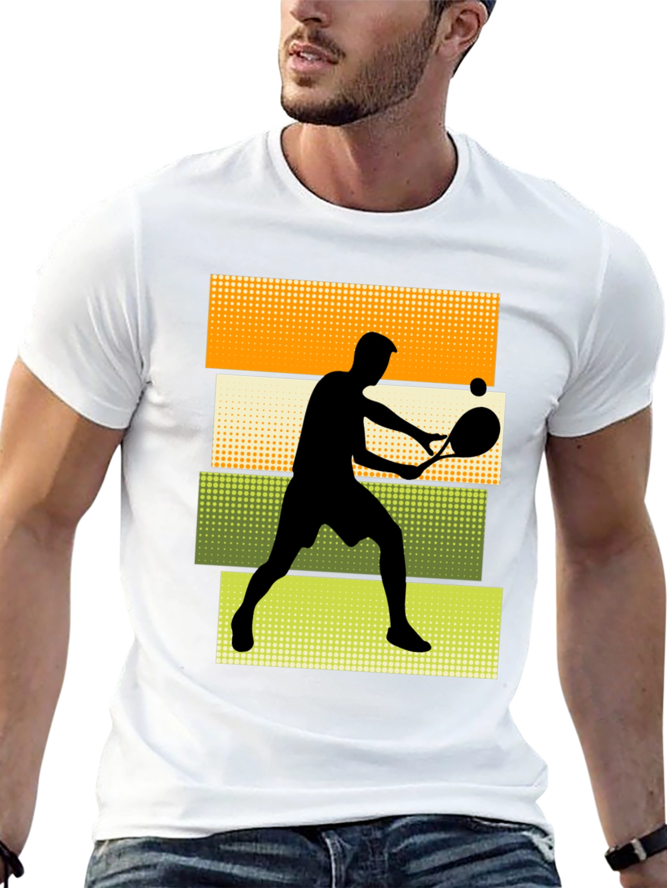 Tennis Player Graphic T-Shirt