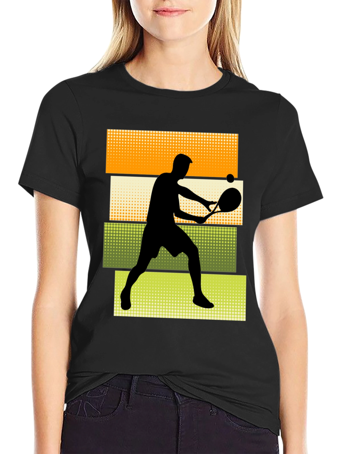Tennis Player Graphic T-Shirt