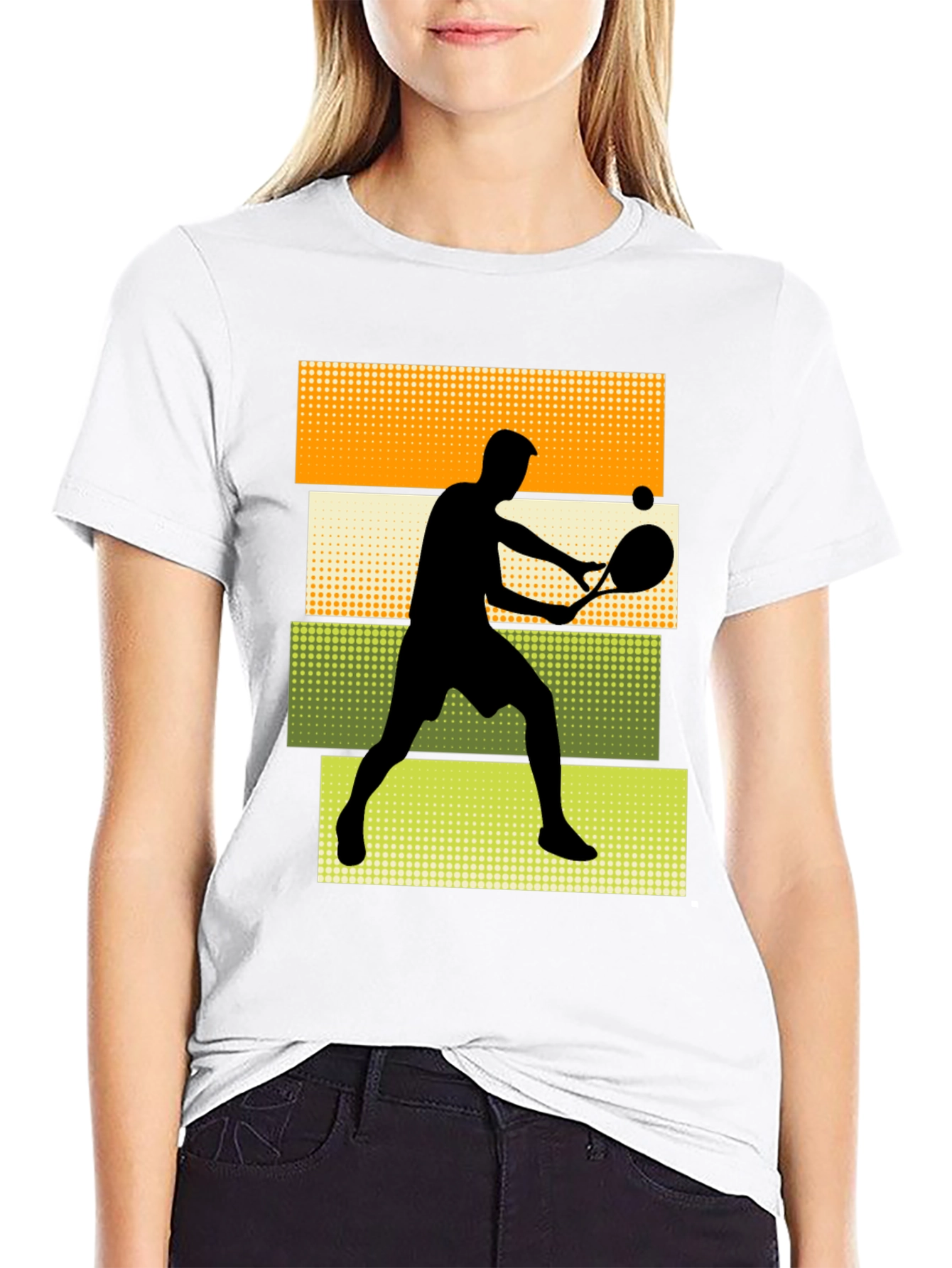 Tennis Player Graphic T-Shirt