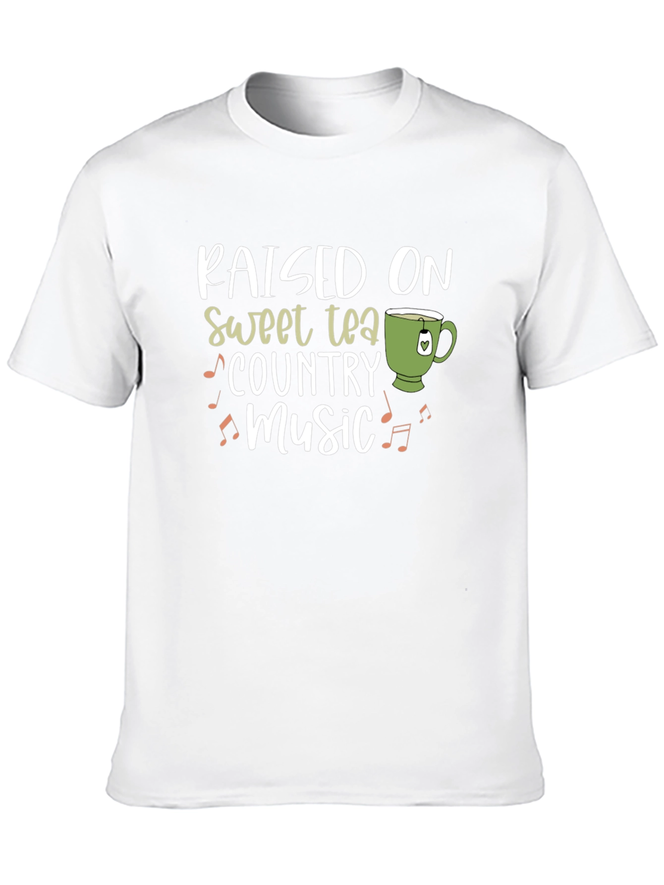 Raised on Sweet Tea & Country Music Graphic T-Shirt