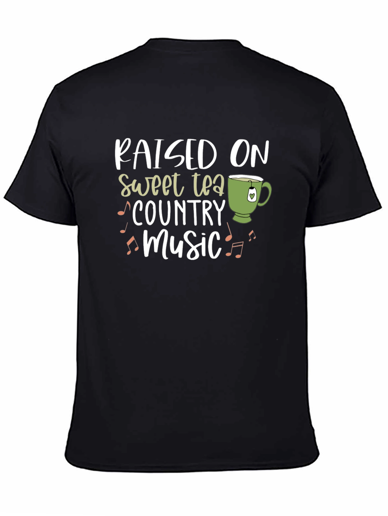 Raised on Sweet Tea & Country Music Graphic T-Shirt