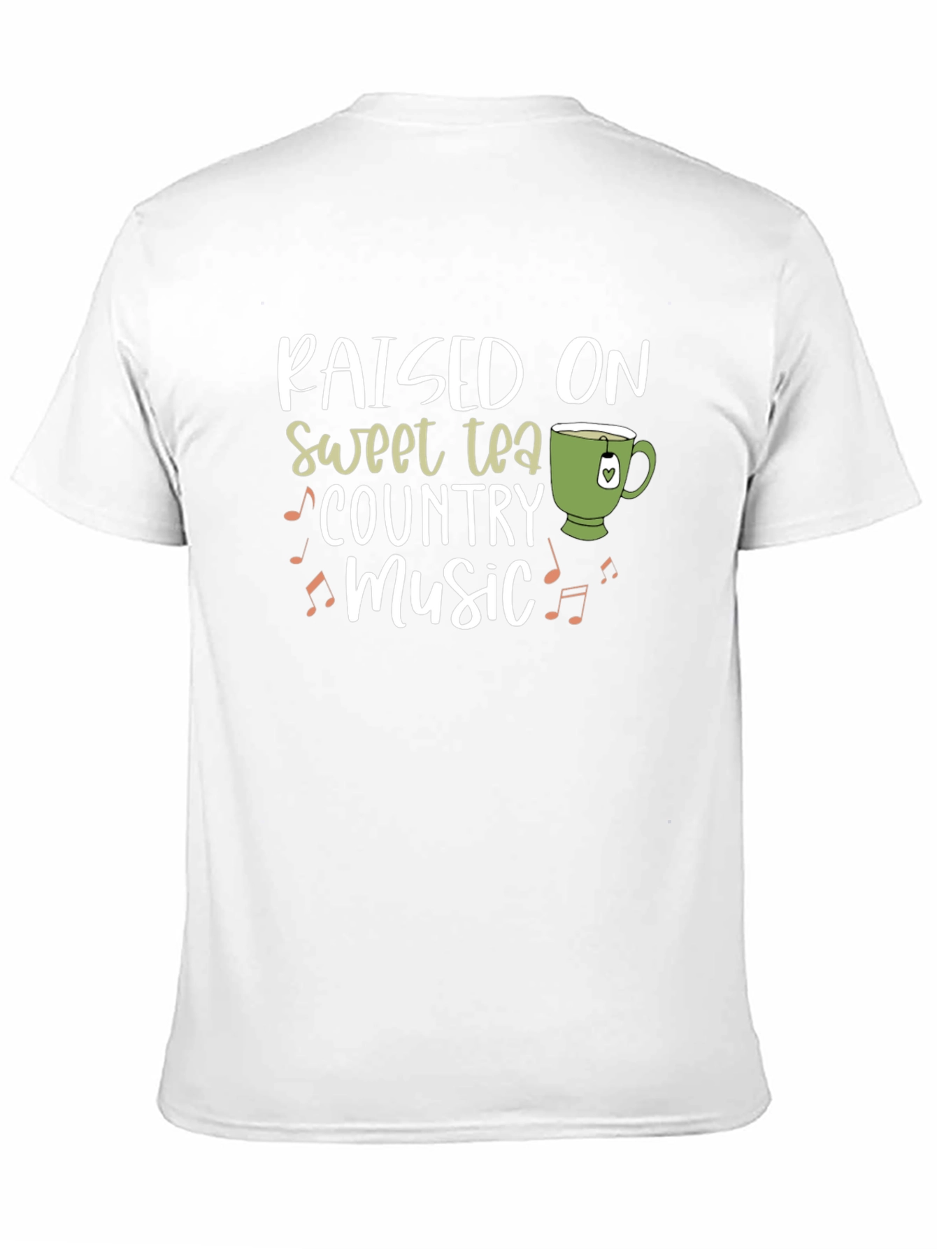 Raised on Sweet Tea & Country Music Graphic T-Shirt