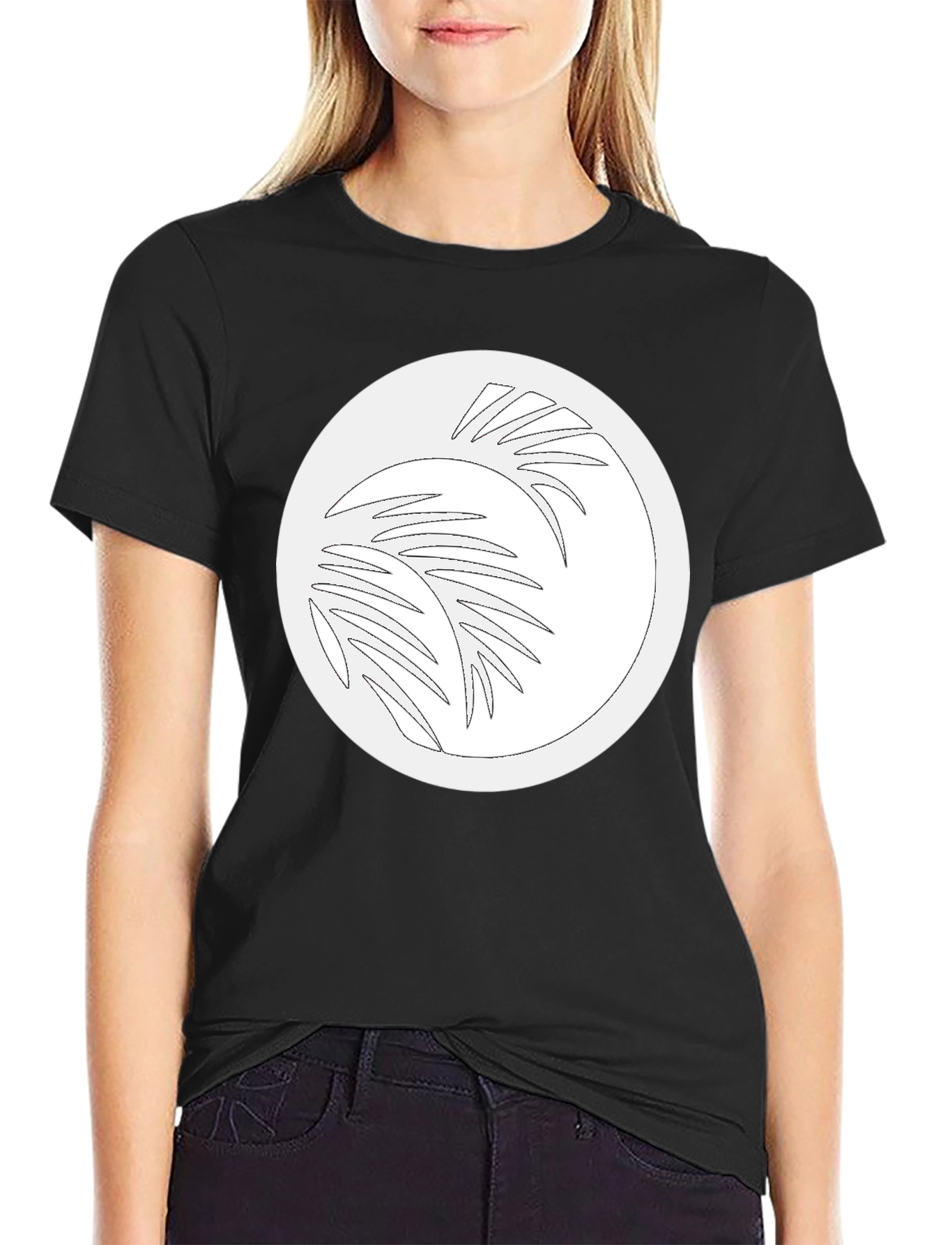 Black Palm Tree Graphic Tee