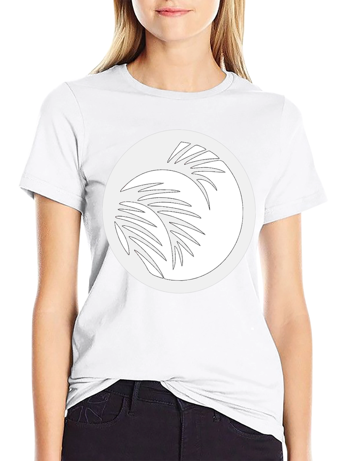 Black Palm Tree Graphic Tee