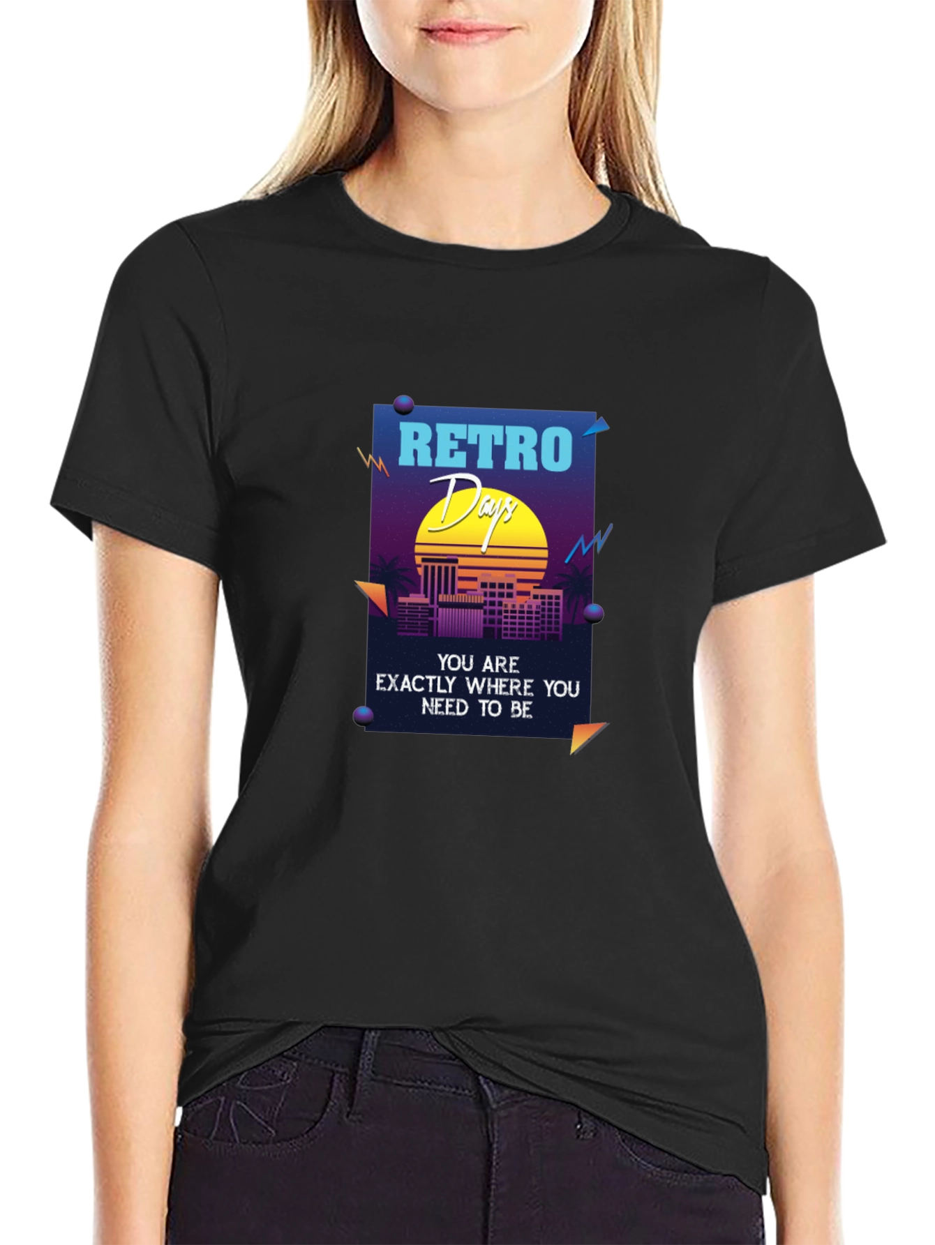 Retro Days Graphic T-Shirt - Nostalgic 80s Style