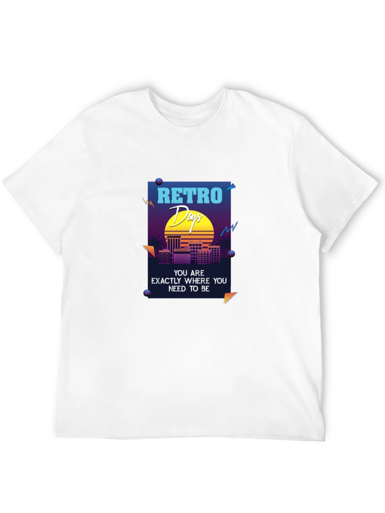 Retro Days Graphic T-Shirt - Nostalgic 80s Style